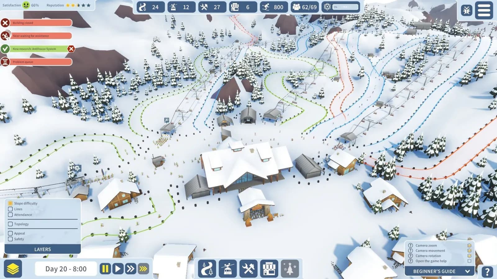 Snowtopia: Ski Resort Builder — скриншот 1