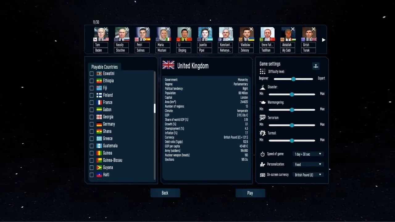 Geo-Political Simulator 5 — скриншот 3