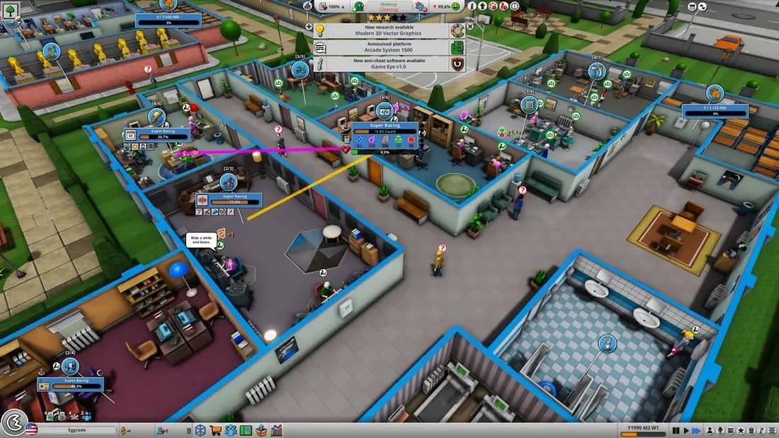 Mad Games Tycoon 2 — скриншот 1