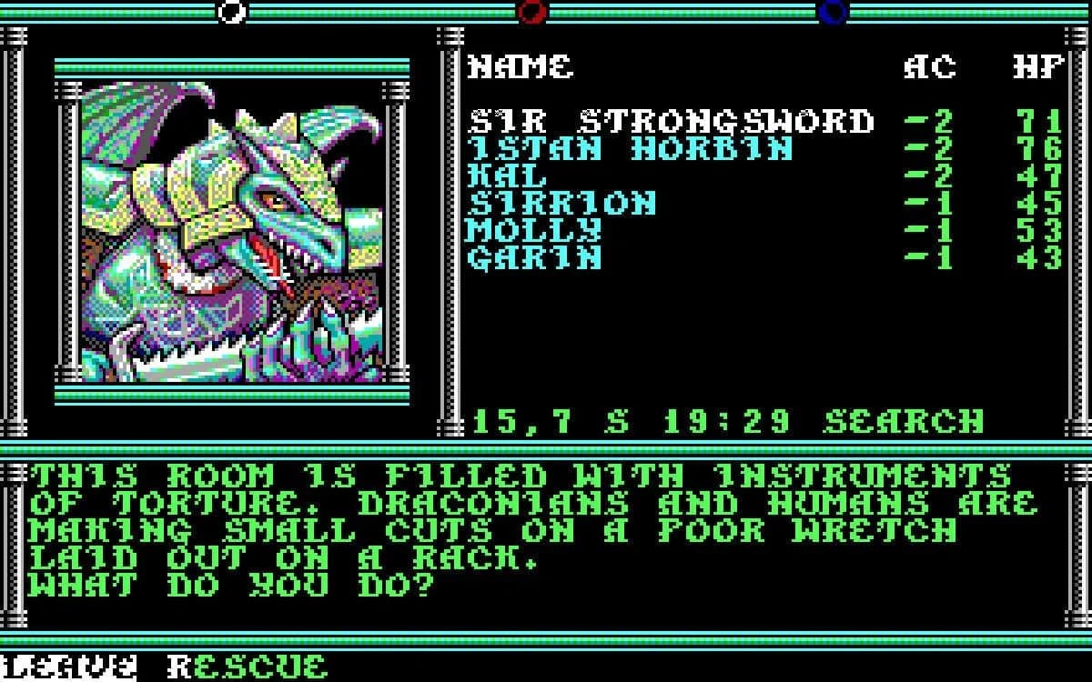 Dungeons and Dragons: Krynn Series — скриншот 3