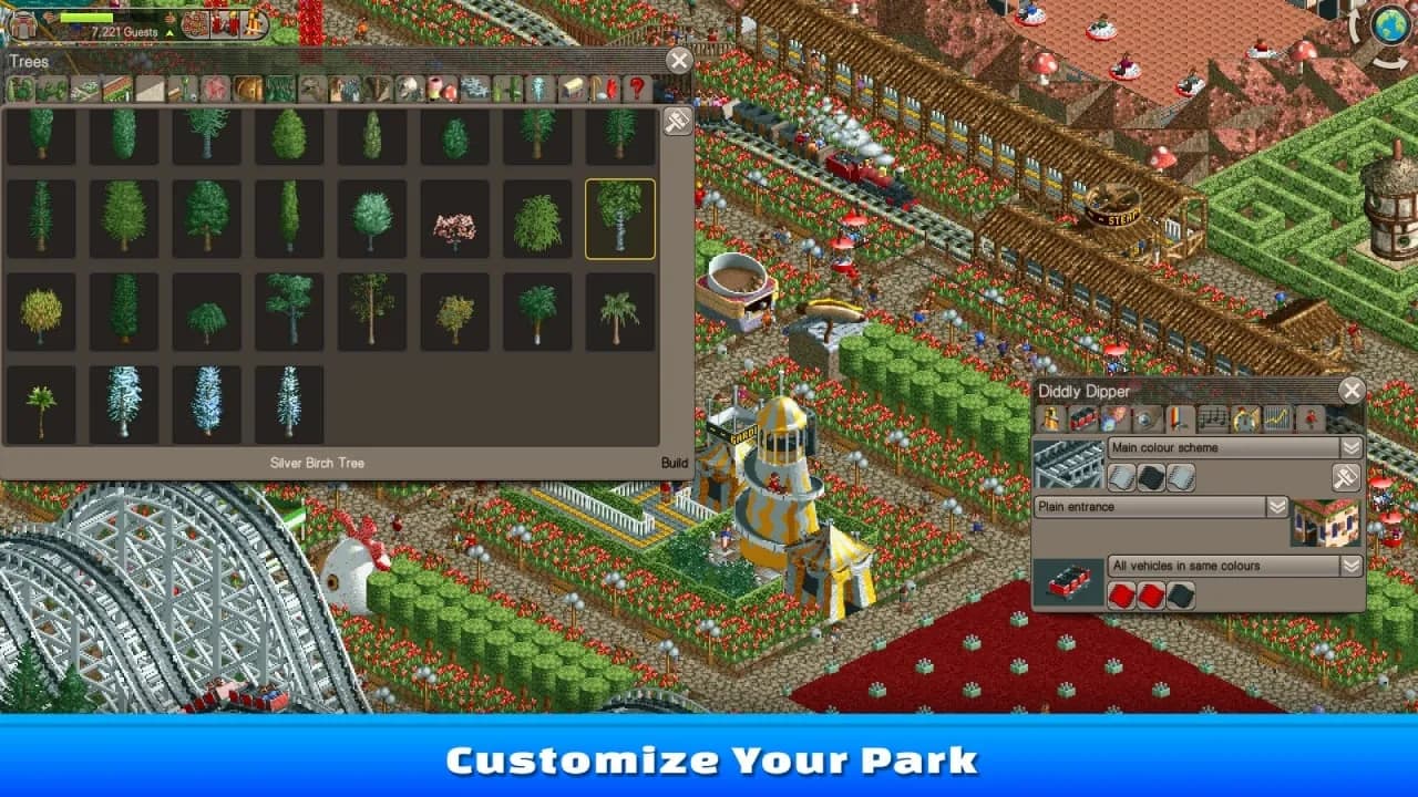 RollerCoaster Tycoon Classic — скриншот 3