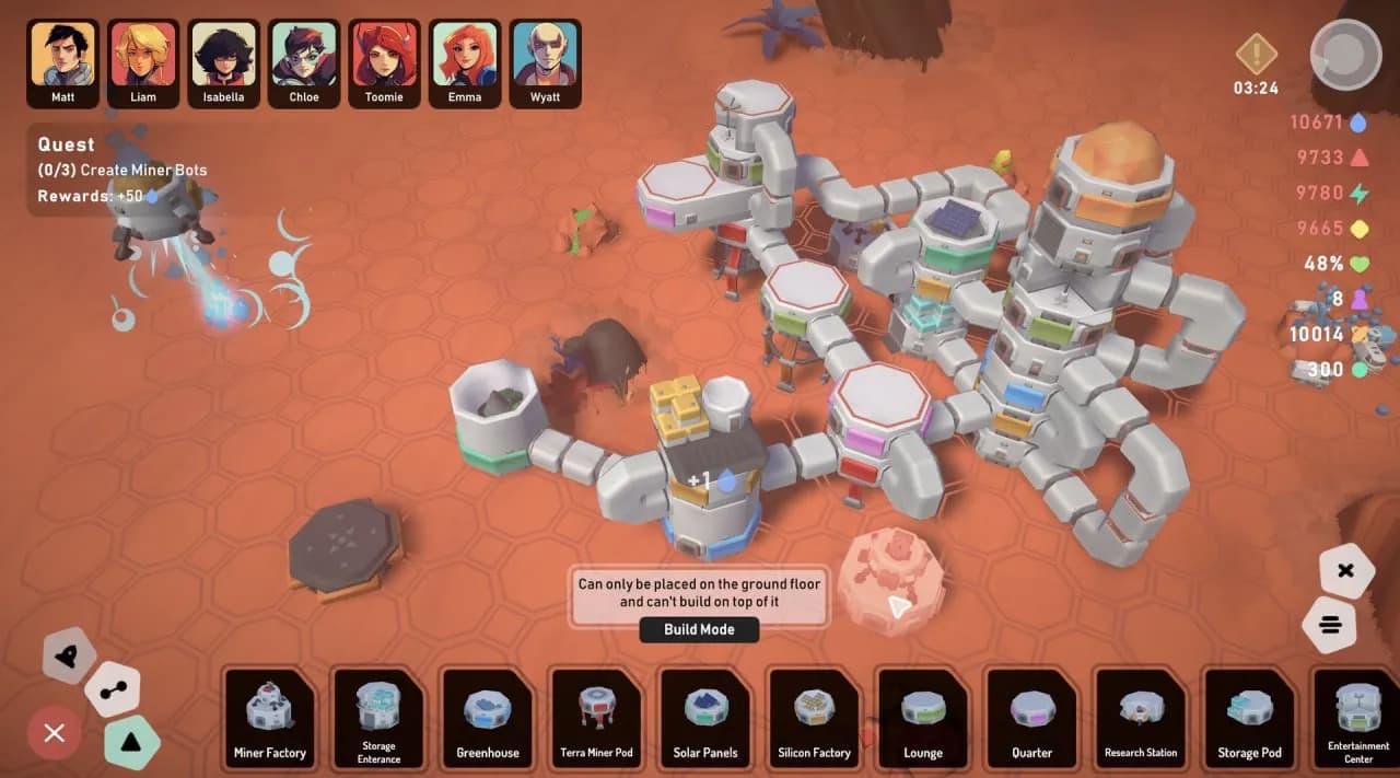 Stellar Settlers: Space Base Builder — скриншот 9