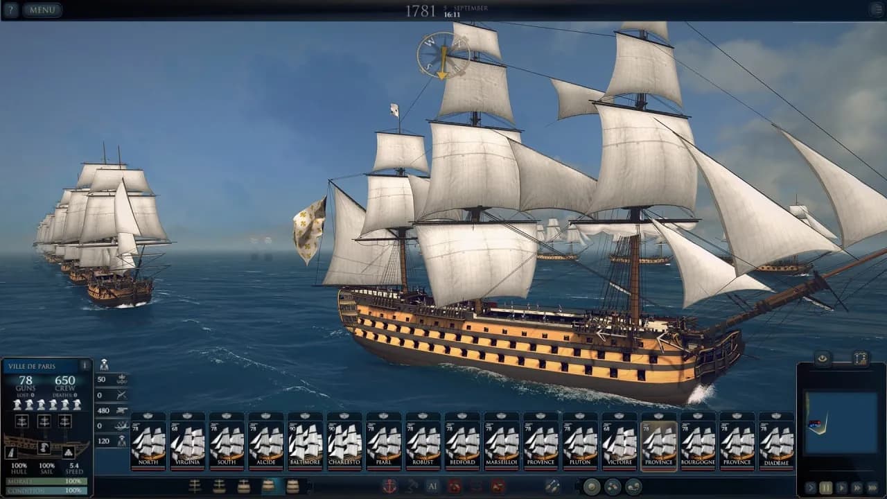 Ultimate Admiral: Age of Sail — скриншот 9