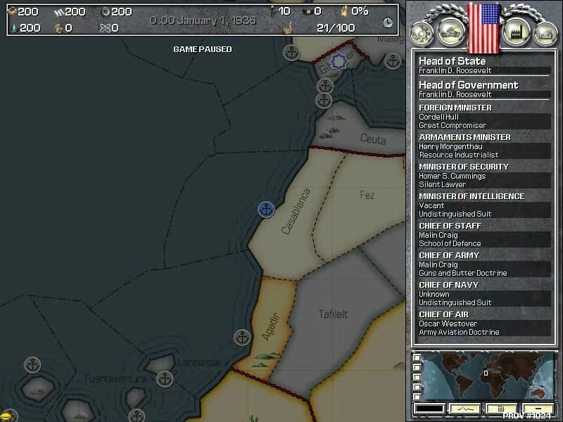 Hearts of Iron — скриншот 5
