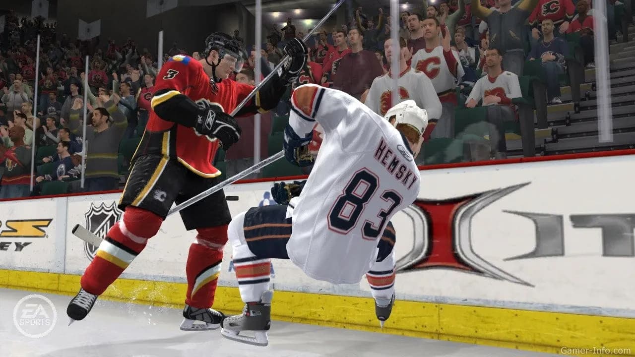 NHL 09 — скриншот 6
