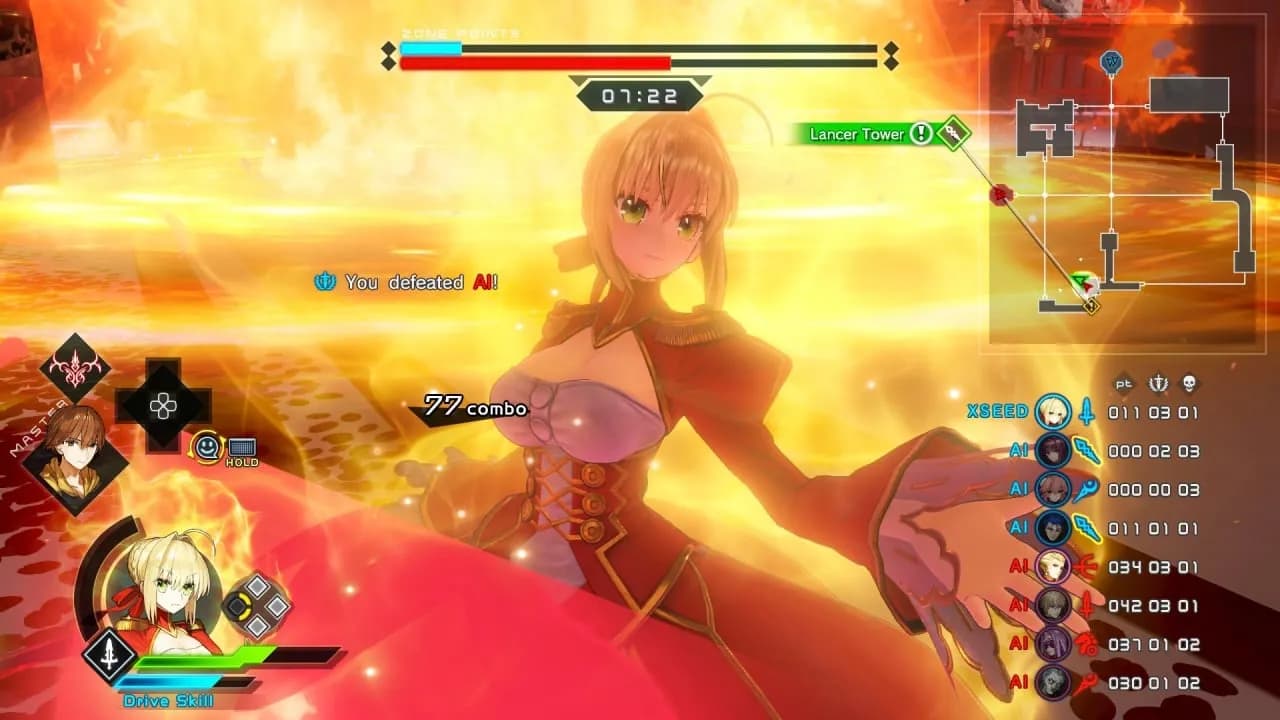 Fate/EXTELLA LINK — скриншот 5