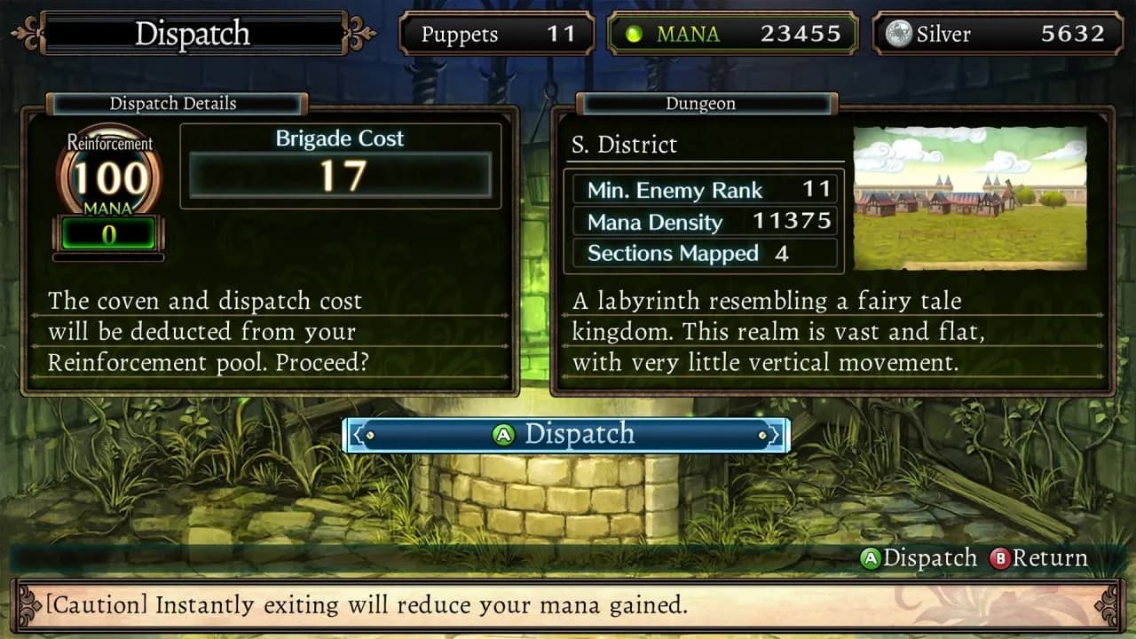 Labyrinth of Refrain: Coven of Dusk — скриншот 7