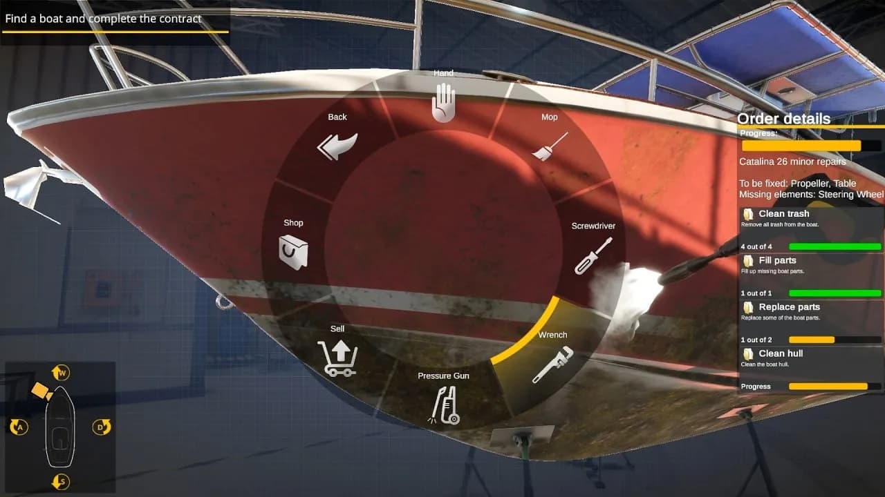 Yacht Mechanic Simulator — скриншот 11
