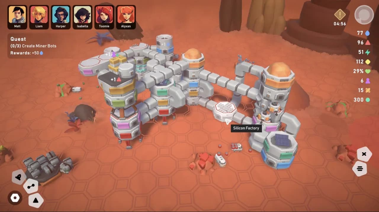 Stellar Settlers: Space Base Builder — скриншот 1