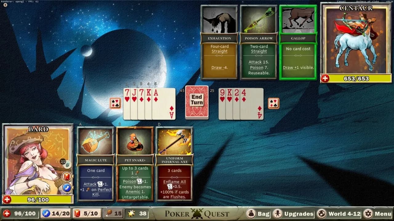 Poker Quest: Swords and Spades — скриншот 5