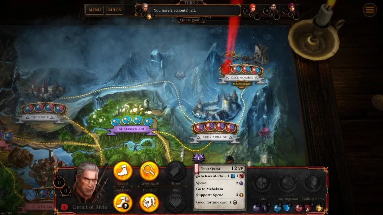 The Witcher Adventure Game — скриншот 1