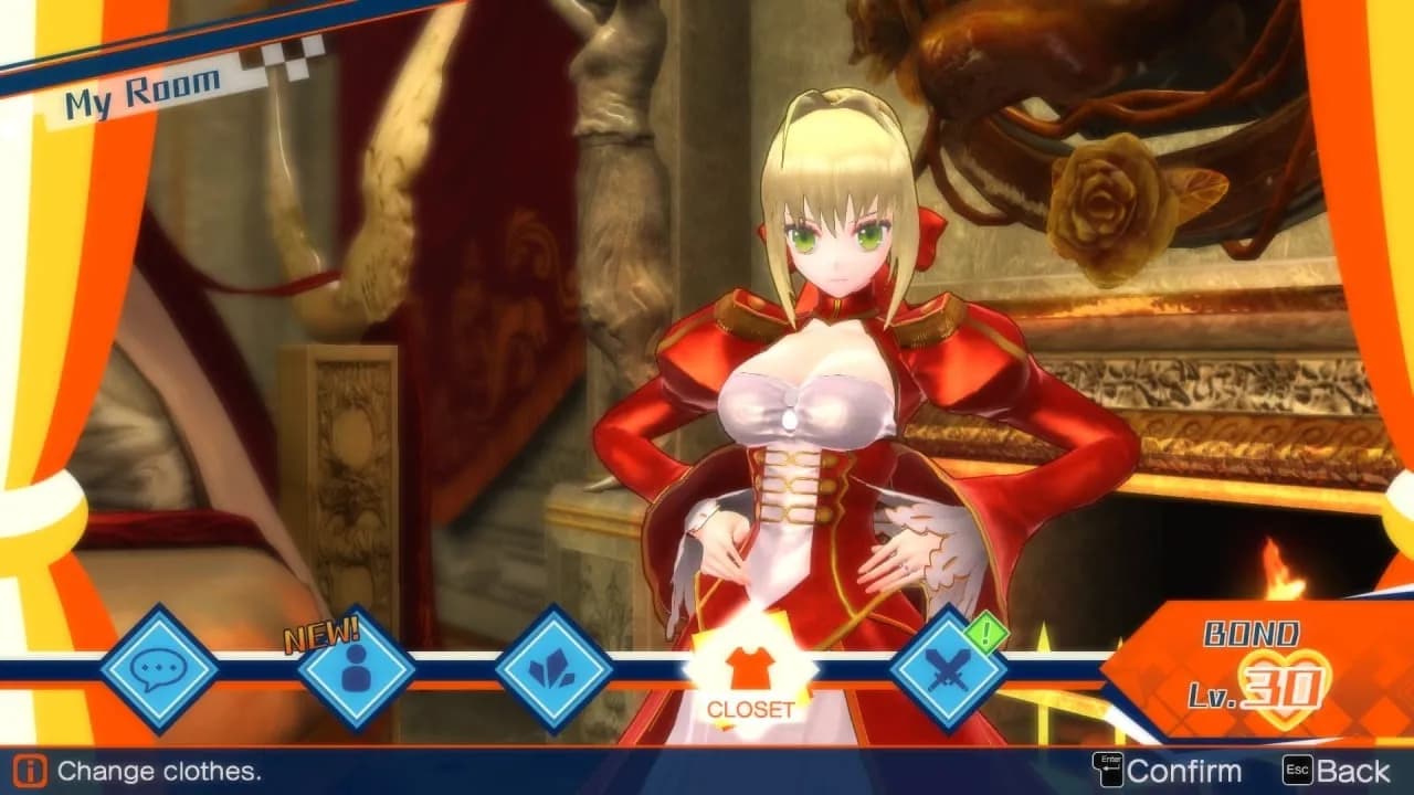 Fate/EXTELLA — скриншот 8