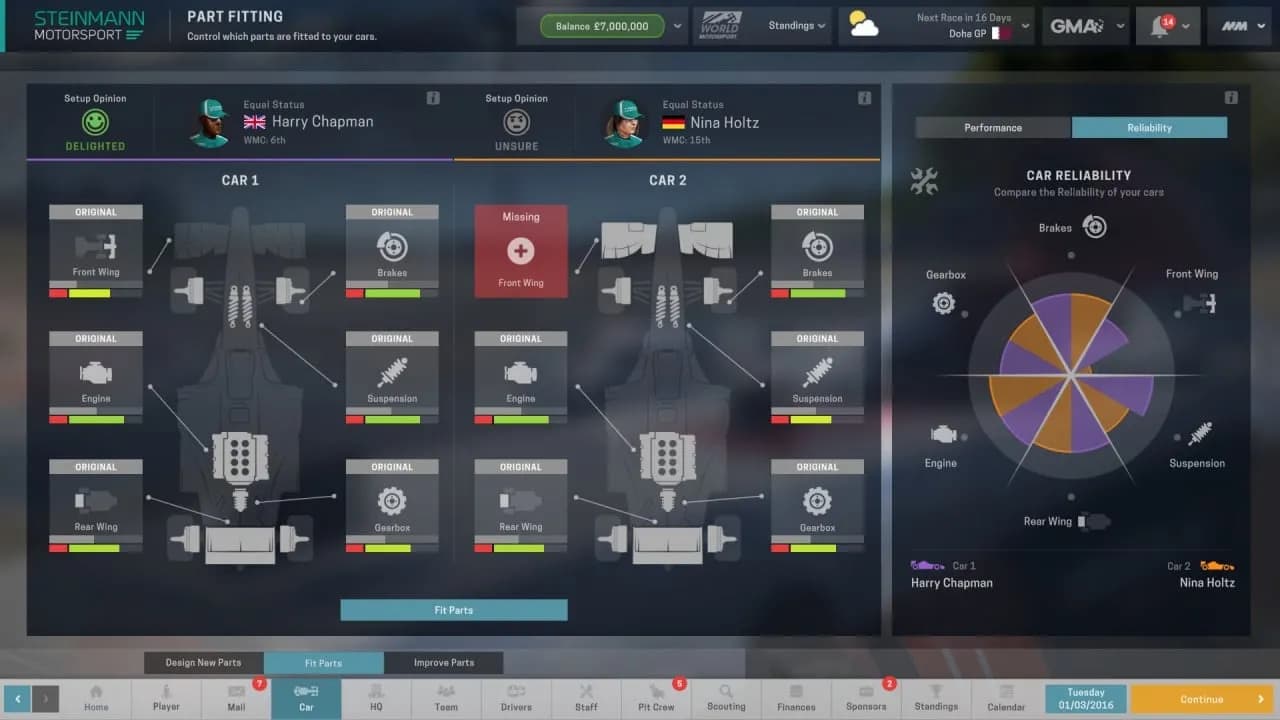 Motorsport Manager — скриншот 5