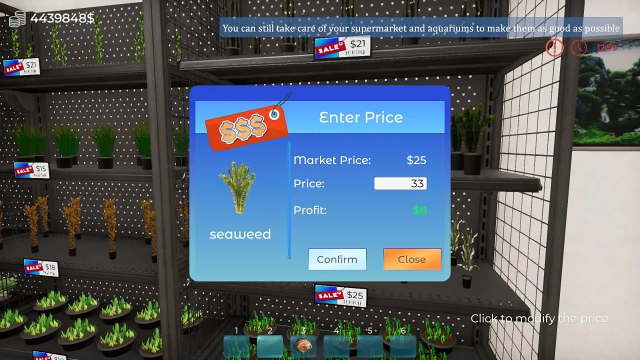 Aquatic Store Simulator — скриншот 6