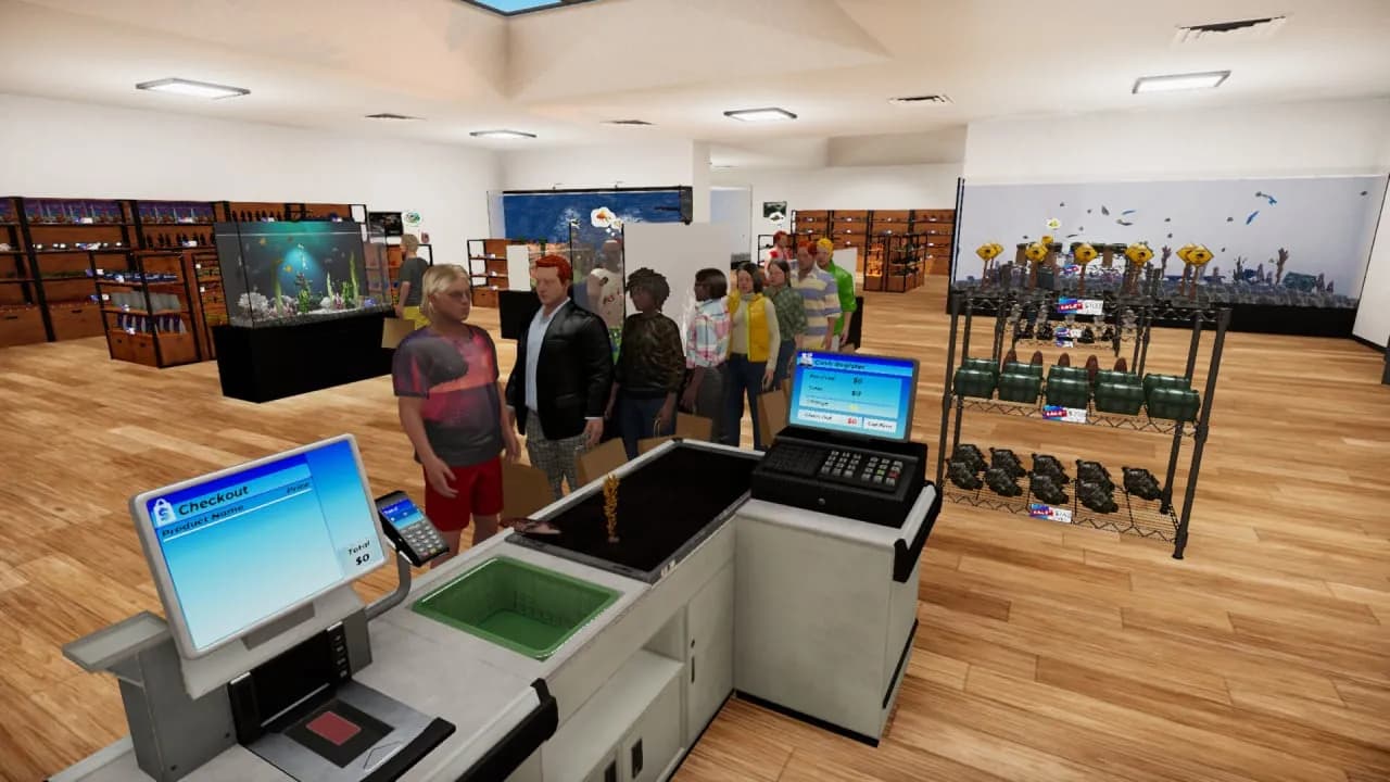 Aquatic Store Simulator — скриншот 1