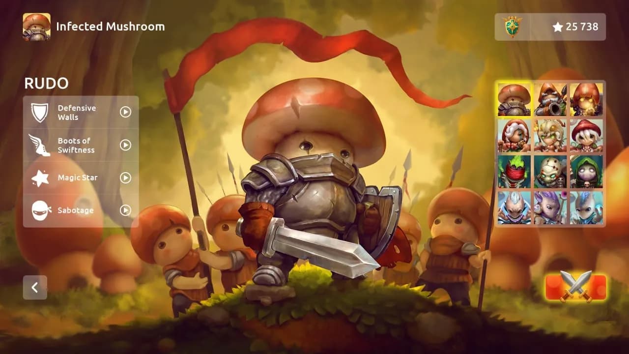 Mushroom Wars 2 — скриншот 3