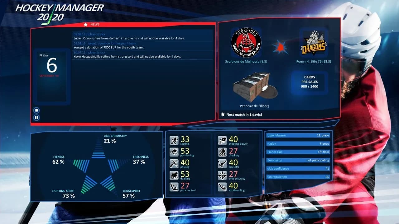 Hockey Manager 20|20 — скриншот 3