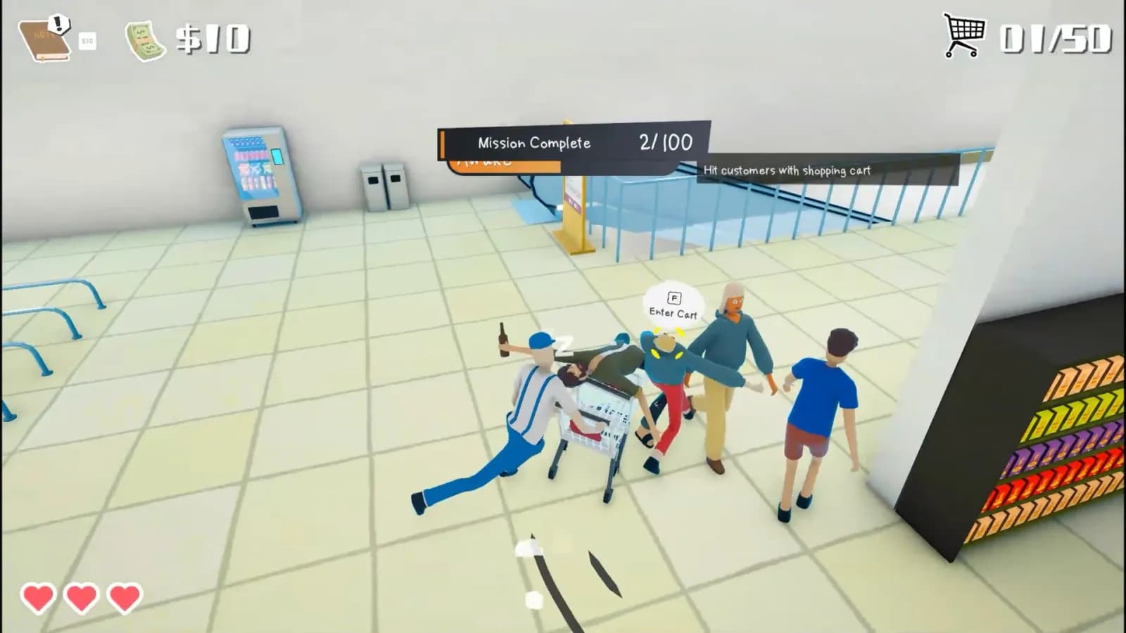 Shopping Cart Pusher — скриншот 1