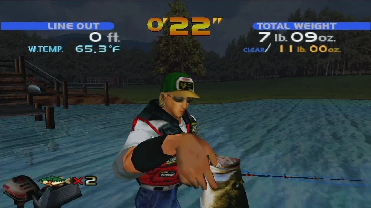 SEGA Bass Fishing — скриншот 1