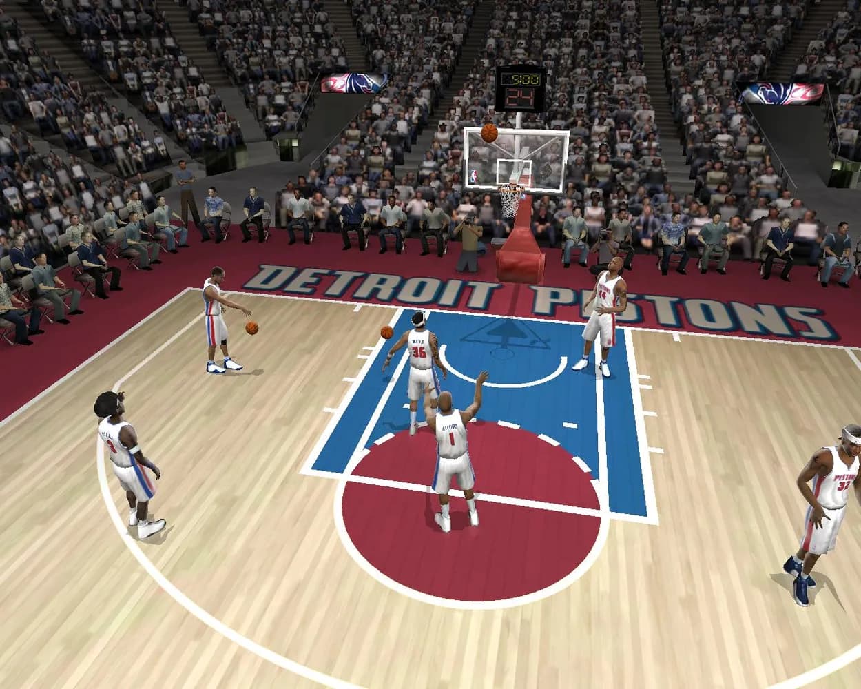NBA Live 2005 — скриншот 1