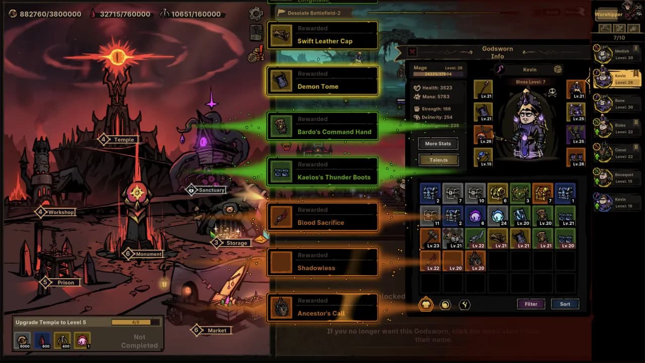 Path of Idle: Old Gods Rising — скриншот 1