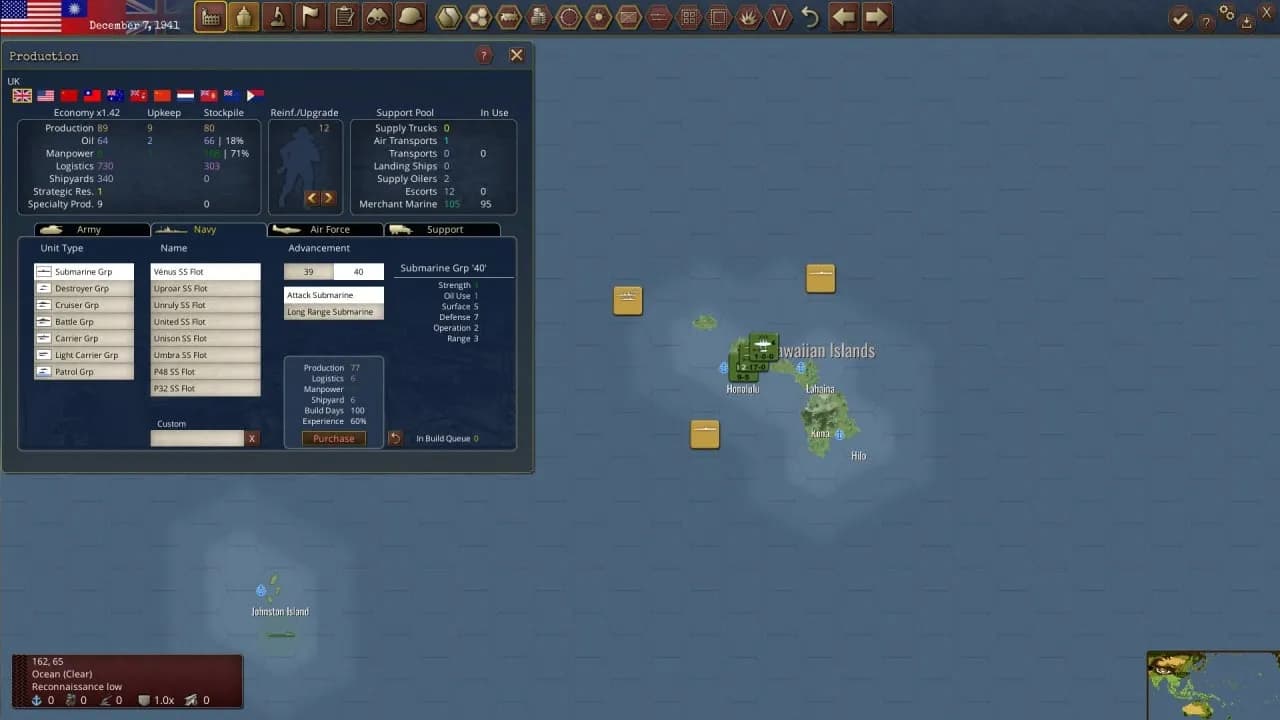 Warplan Pacific — скриншот 7