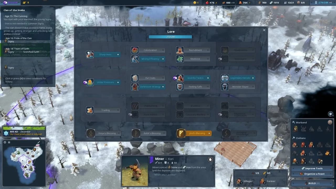 Northgard - Sváfnir, Clan of the Snake — скриншот 2