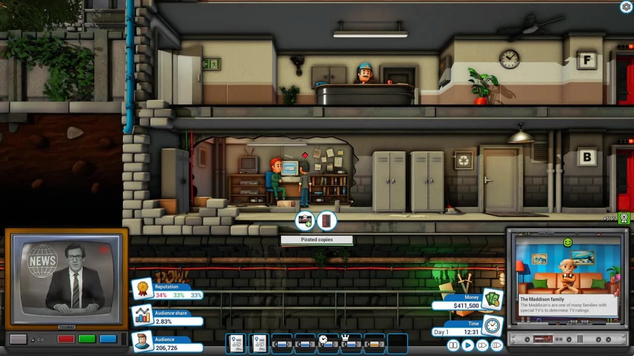 Mad Television Tycoon — скриншот 7
