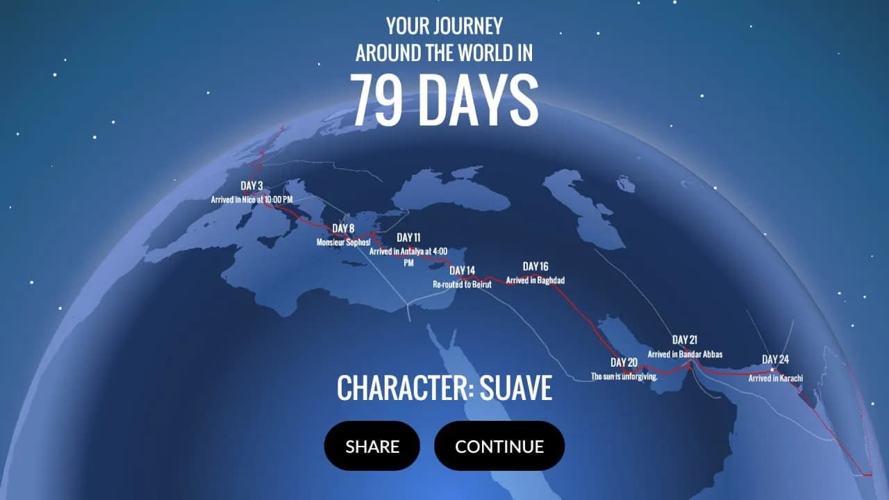 80 Days — скриншот 9