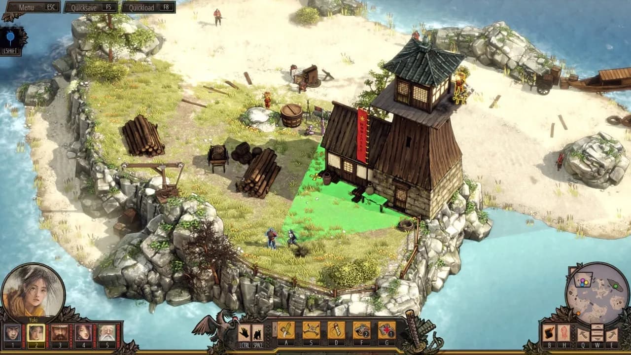 Shadow Tactics: Aiko's Choice — скриншот 2