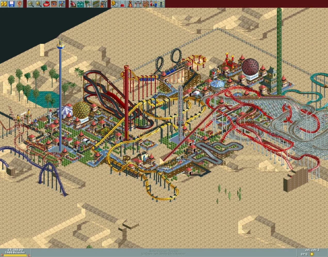 RollerCoaster Tycoon: Deluxe — скриншот 4