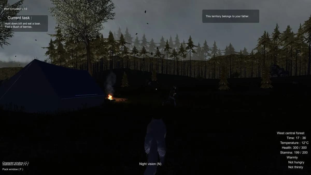 Wolf Simulator — скриншот 8