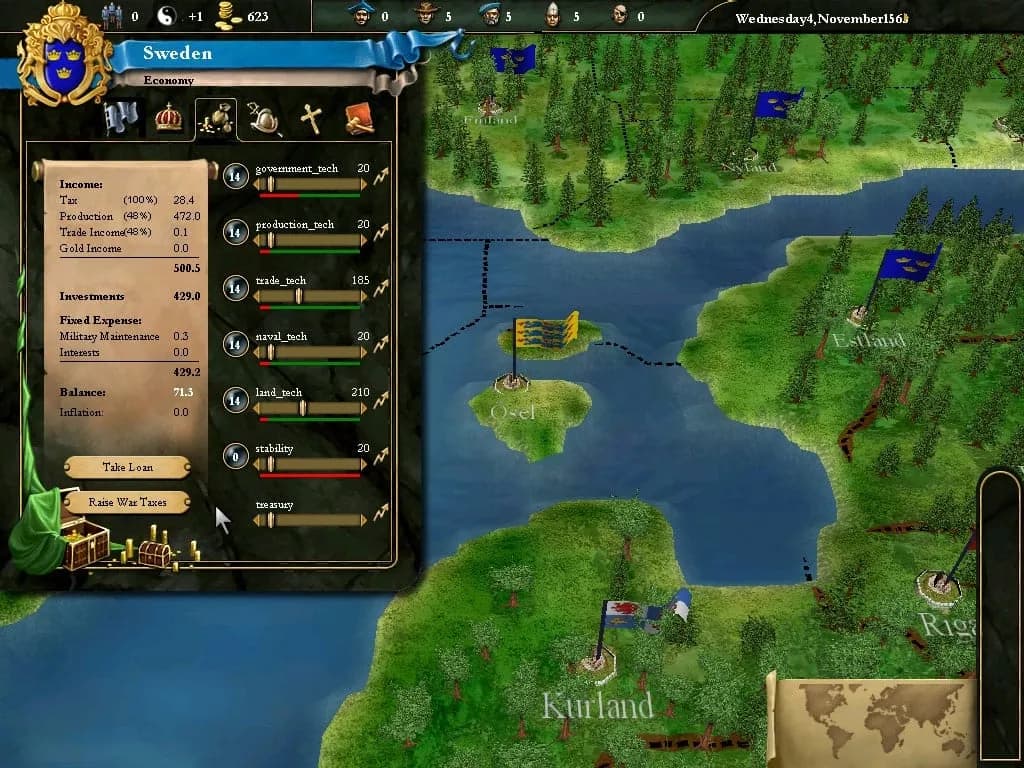 Europa Universalis 3 Complete — скриншот 11