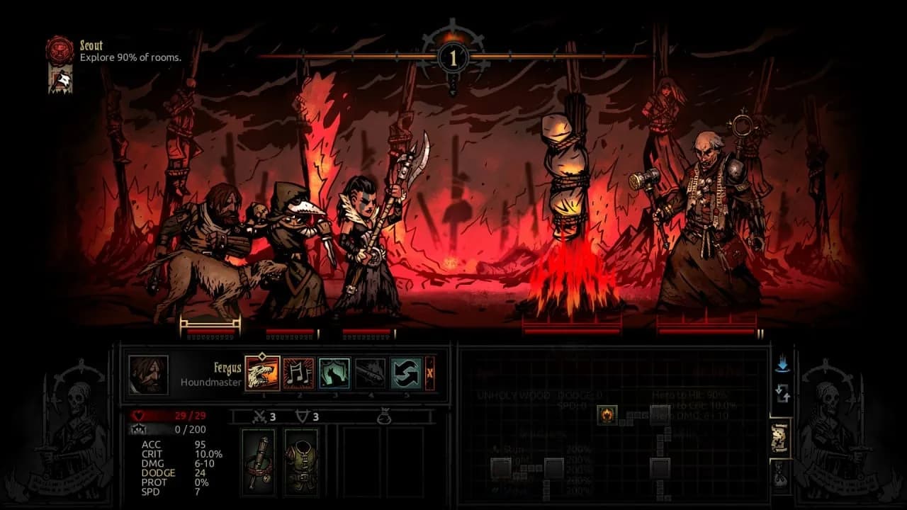 Darkest Dungeon: The Crimson Court — скриншот 2