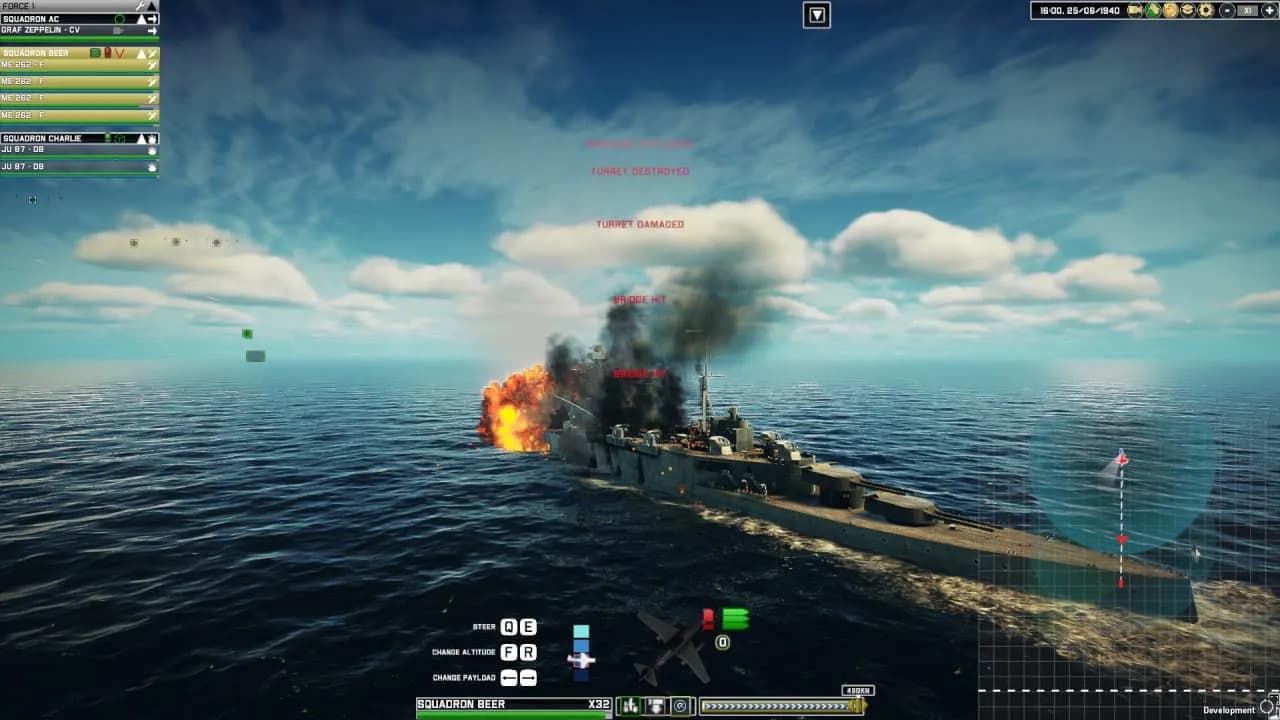 Victory at Sea Atlantic - World War 2 Naval Warfare — скриншот 1