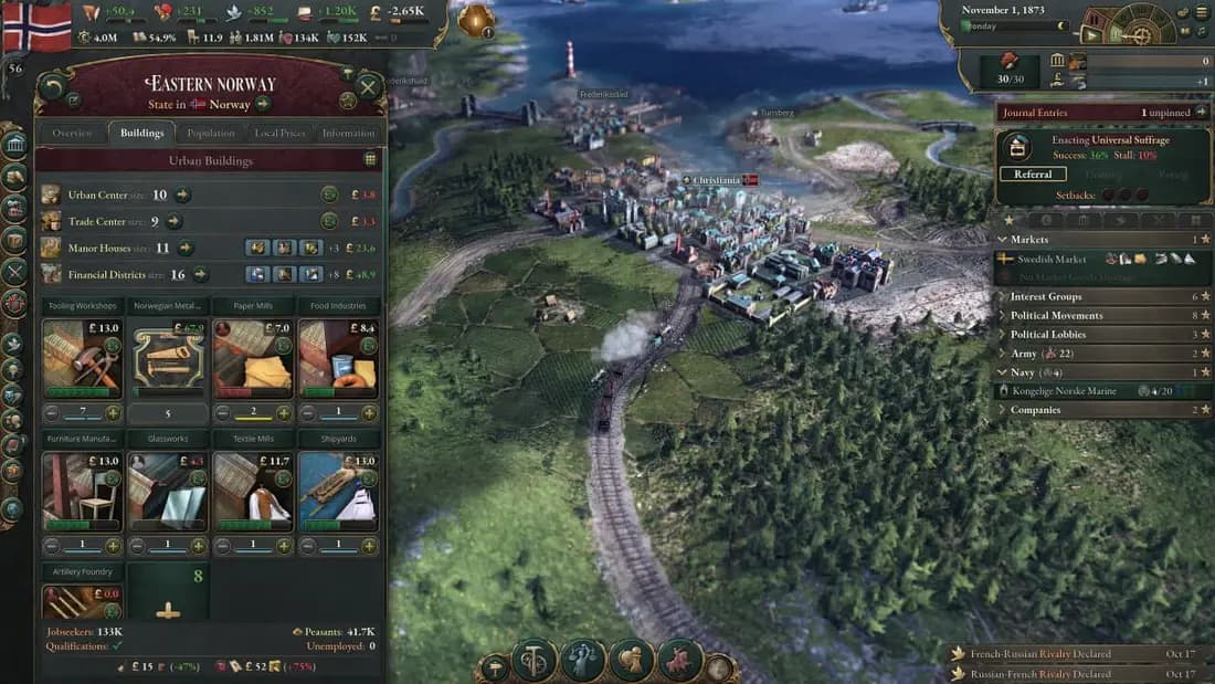 Victoria 3 — скриншот 2