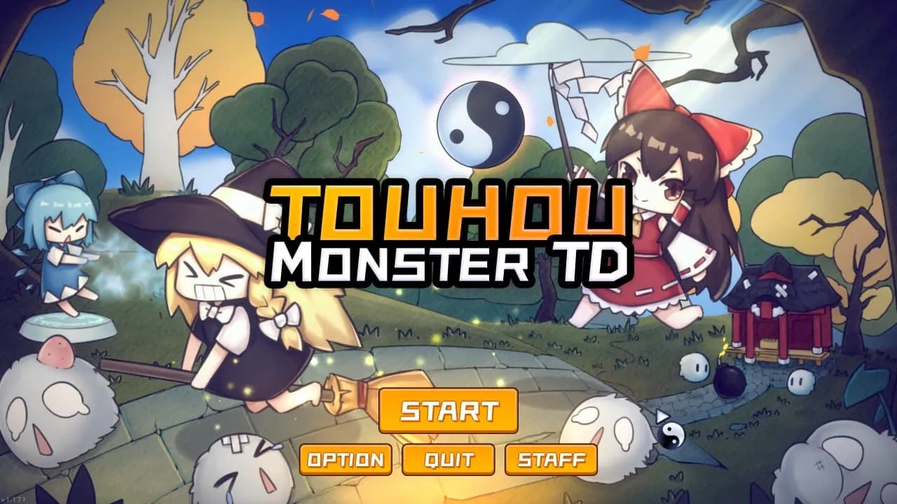 Touhou Monster TD — скриншот 1