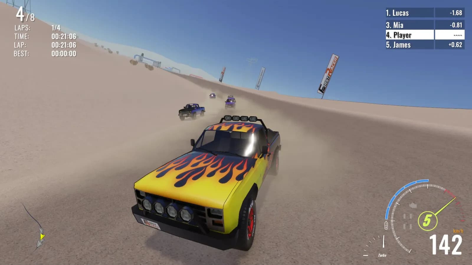 First Racer — скриншот 5