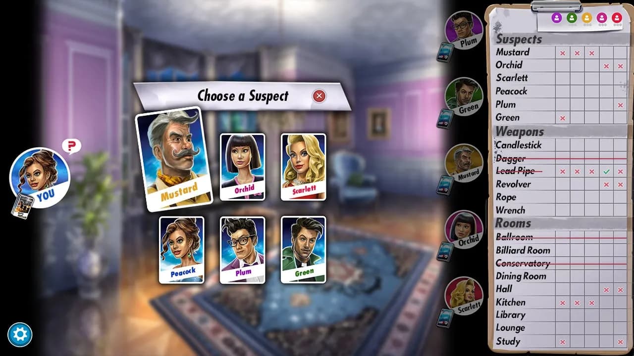 Clue/Cluedo: The Classic Mystery Game — скриншот 1