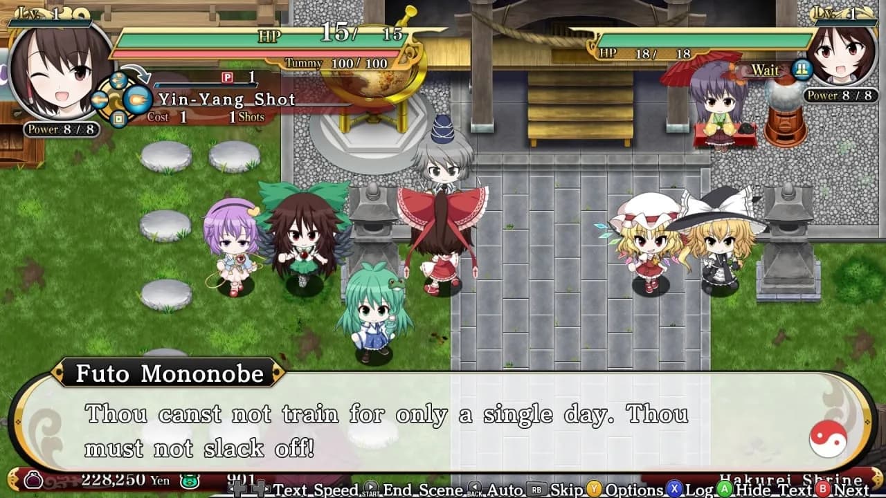 Touhou Genso Wanderer -Reloaded- — скриншот 2
