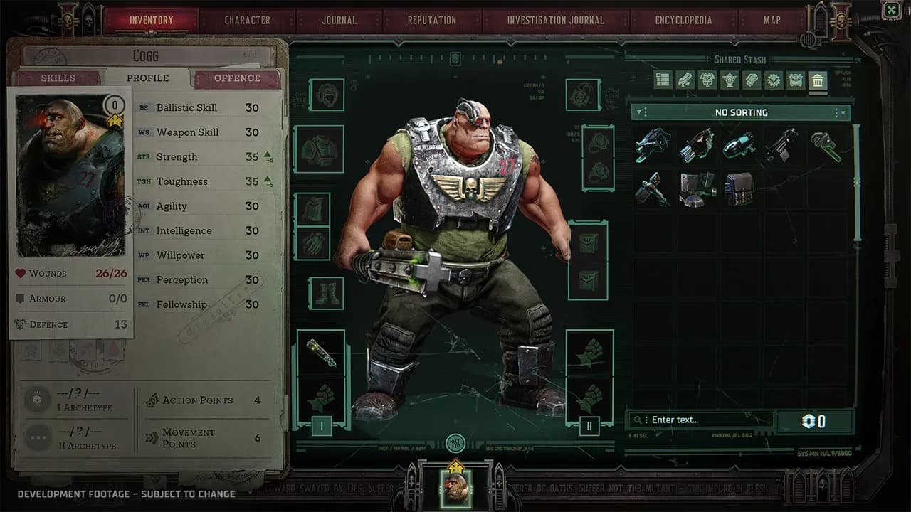 Warhammer 40000 Dark Heresy — скриншот 2