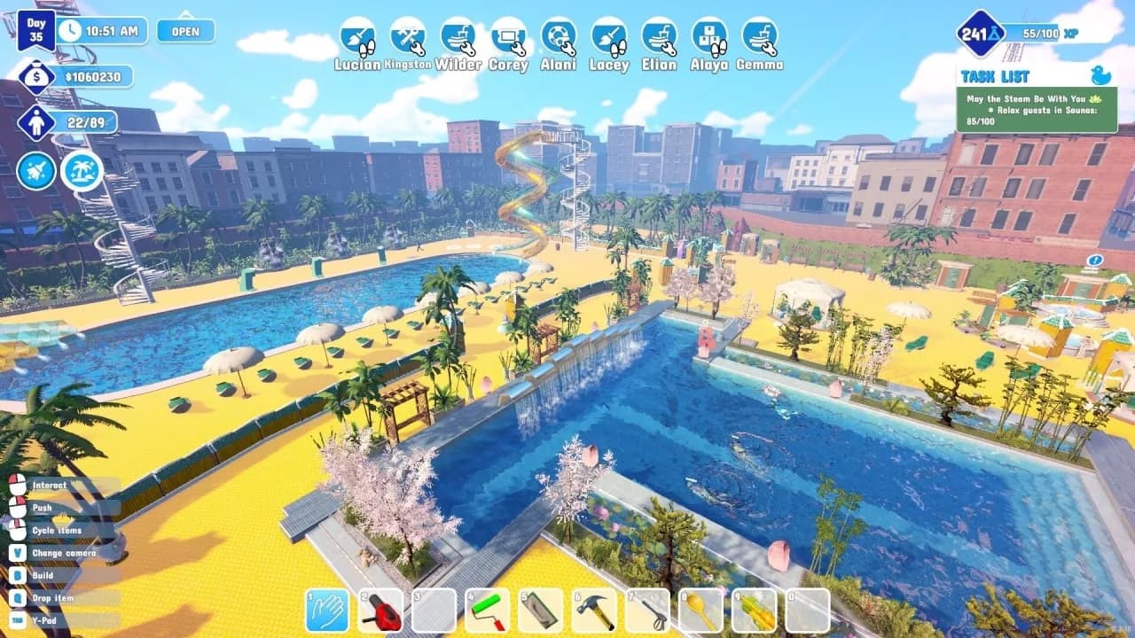 Waterpark Simulator — скриншот 1
