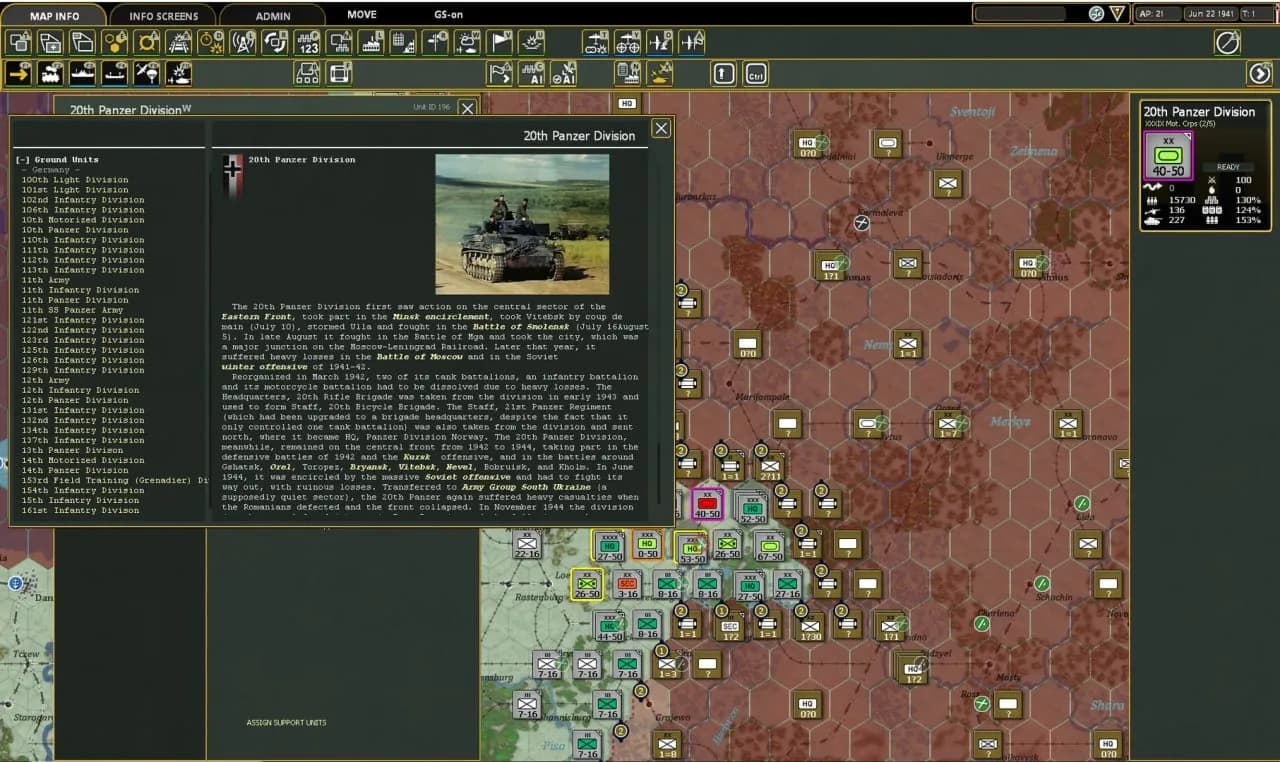 Gary Grigsby's War in the East 2 — скриншот 5