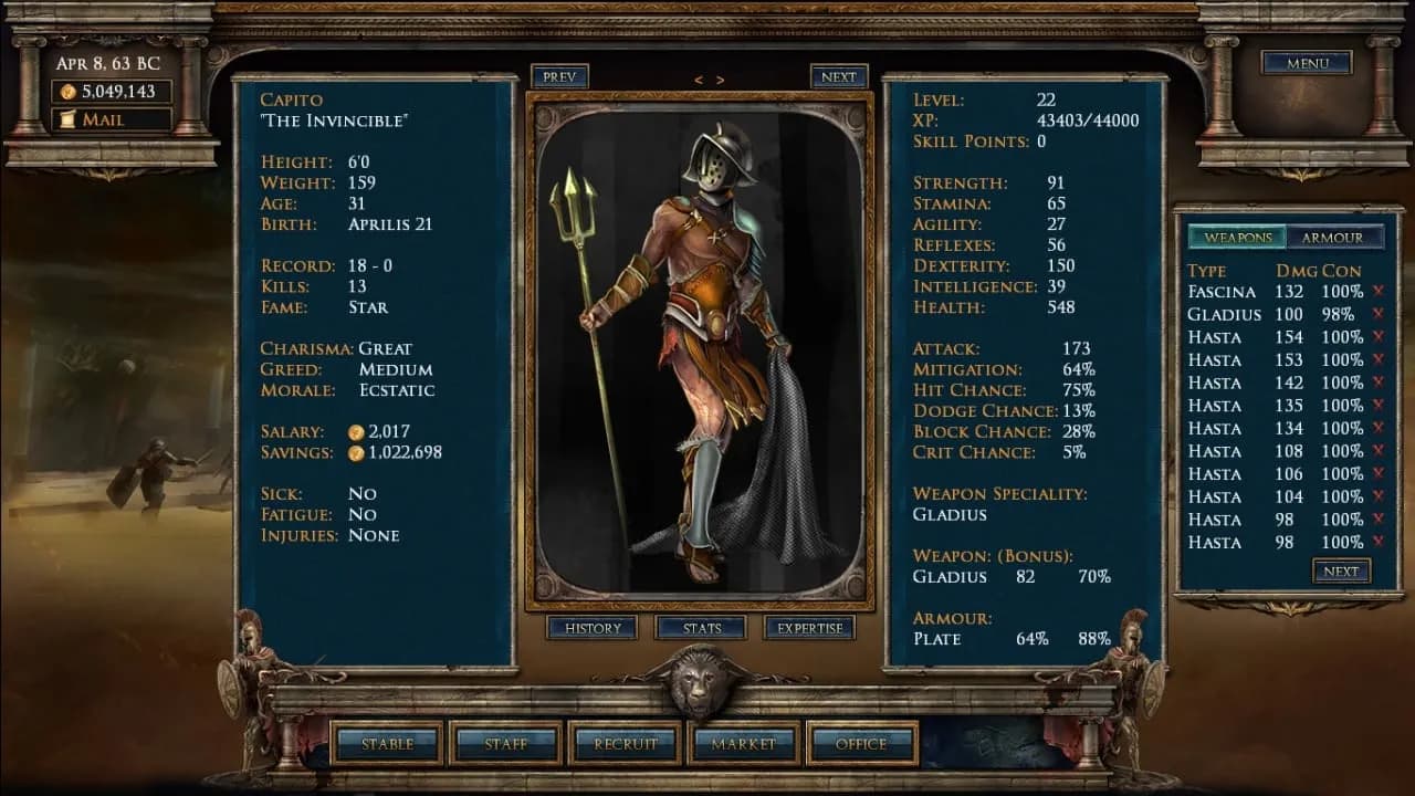 Age of Gladiators — скриншот 1