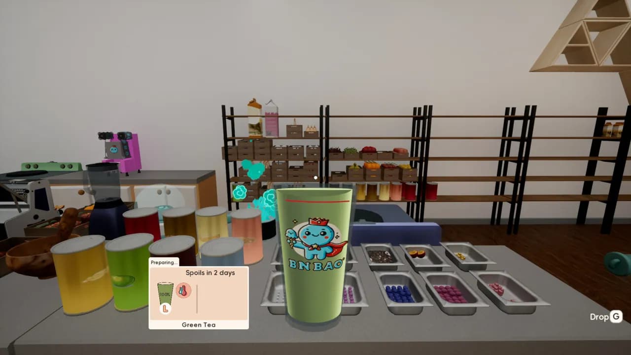 Boba Cafe Simulator — скриншот 1