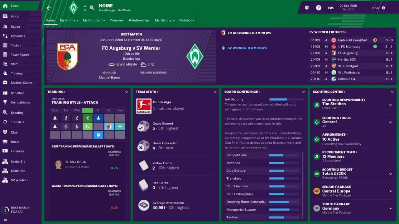 Football Manager 2019 — скриншот 7