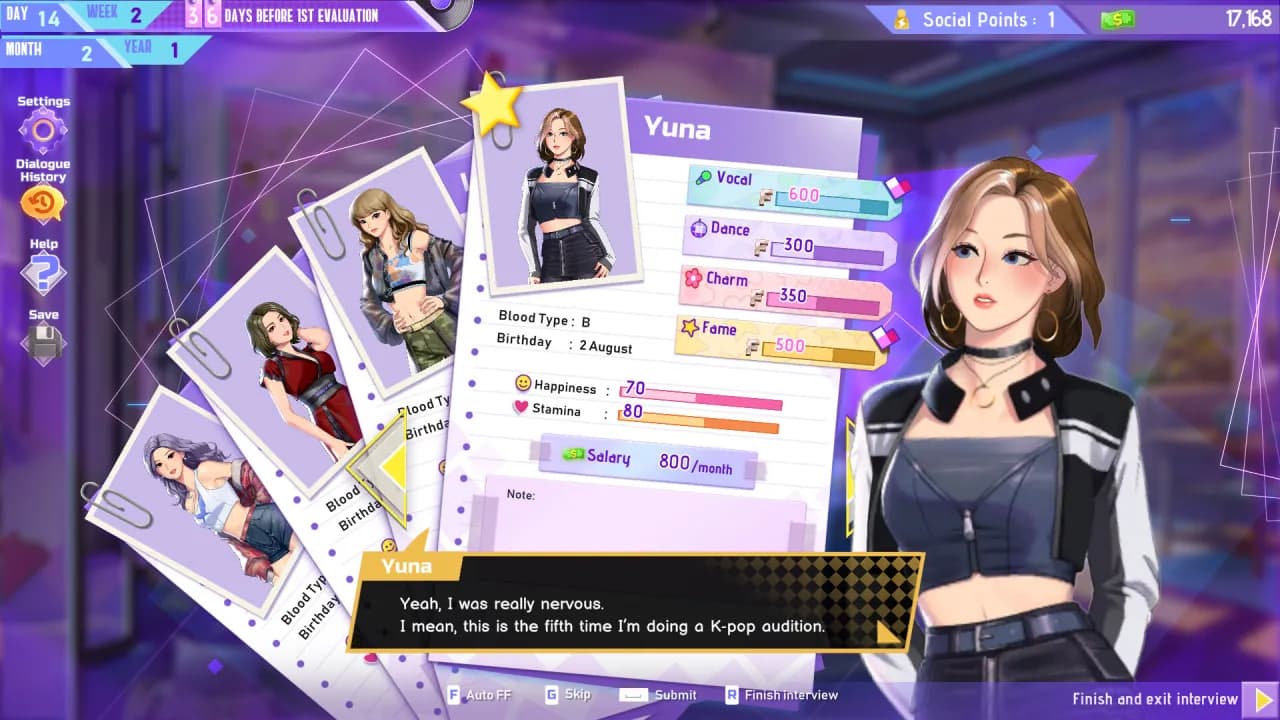 K-pop Idol Stories: Road to Debut — скриншот 8