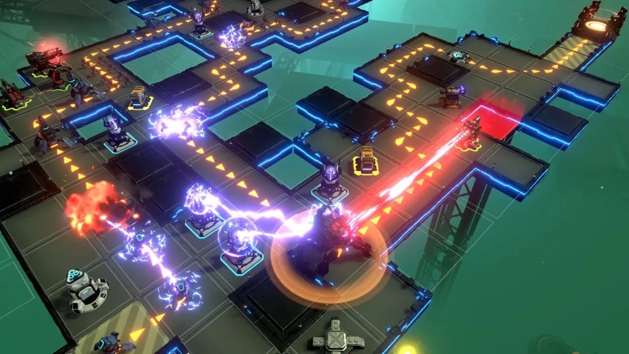 Axon TD: Uprising - Tower Defense — скриншот 1