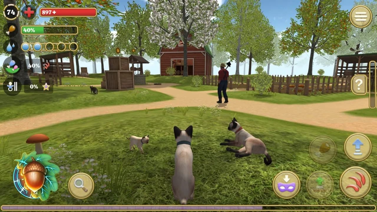 Cat Simulator: Animals on Farm — скриншот 1