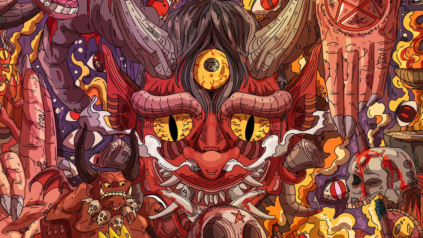 100 Demon Cats — скриншот 1